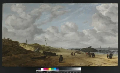 Ansicht der Strände von Scheveningen, ca. 1630